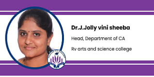 Dr. R. V. Arts and Science College, Coimbatore, Head of CA Department: Dr. J. Jolly Vini Sheeba Interview
